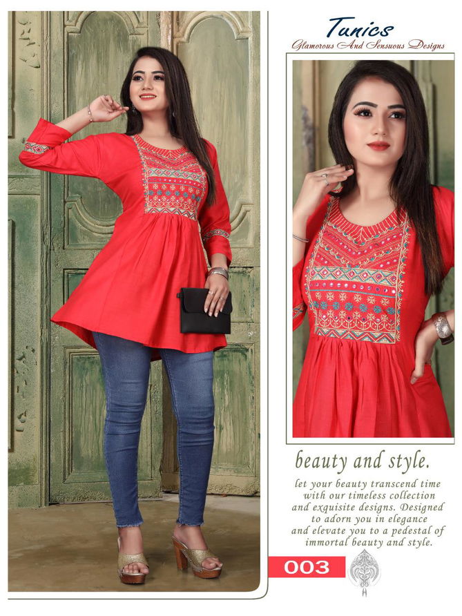 Beauty Queen Tunics 1 Fancy Ethnic Wear Designer Top Collection